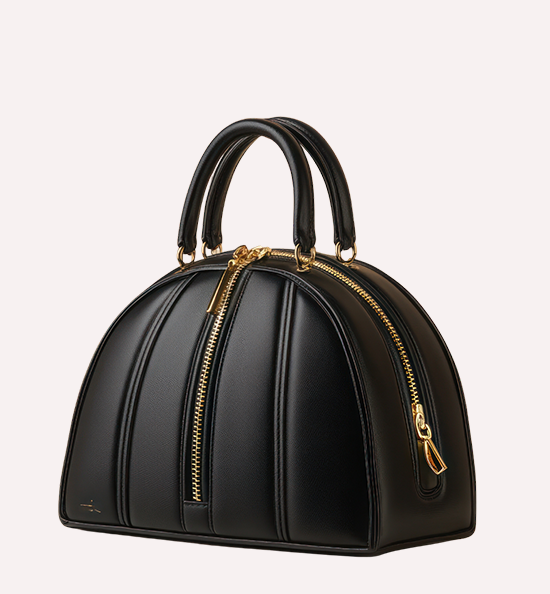 Black Dome Handbag