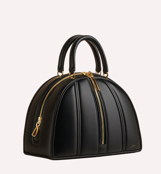 Black Dome Handbag 4