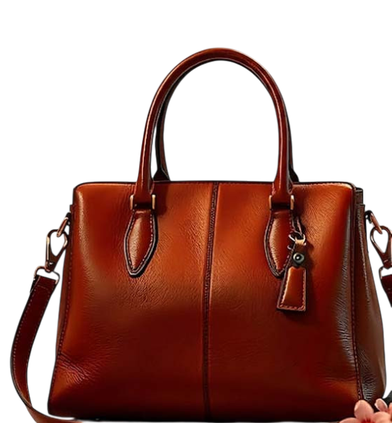 Brown Leather Tote 4