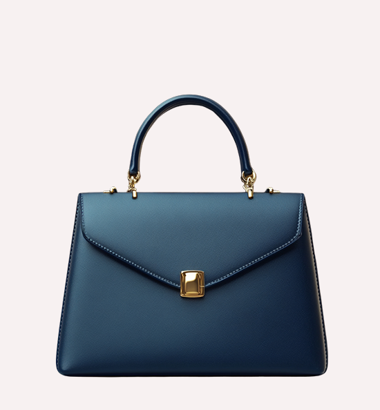 Navy Envelope Tote