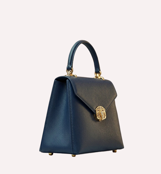 Navy Envelope Tote 2
