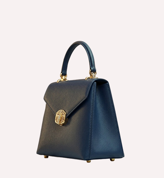 Navy Envelope Tote 3