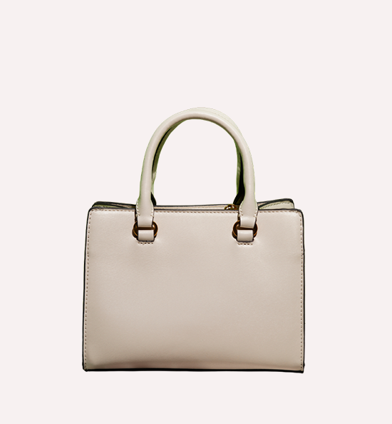 Neutral Leather Satchel