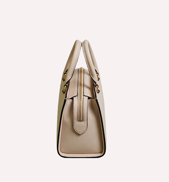 Neutral Leather Satchel 2