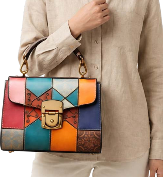 Patchwork Leather Bag 2