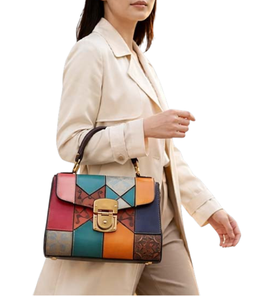 Patchwork Leather Bag 3
