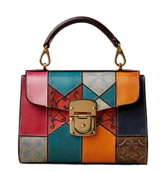 Patchwork Leather Bag 4