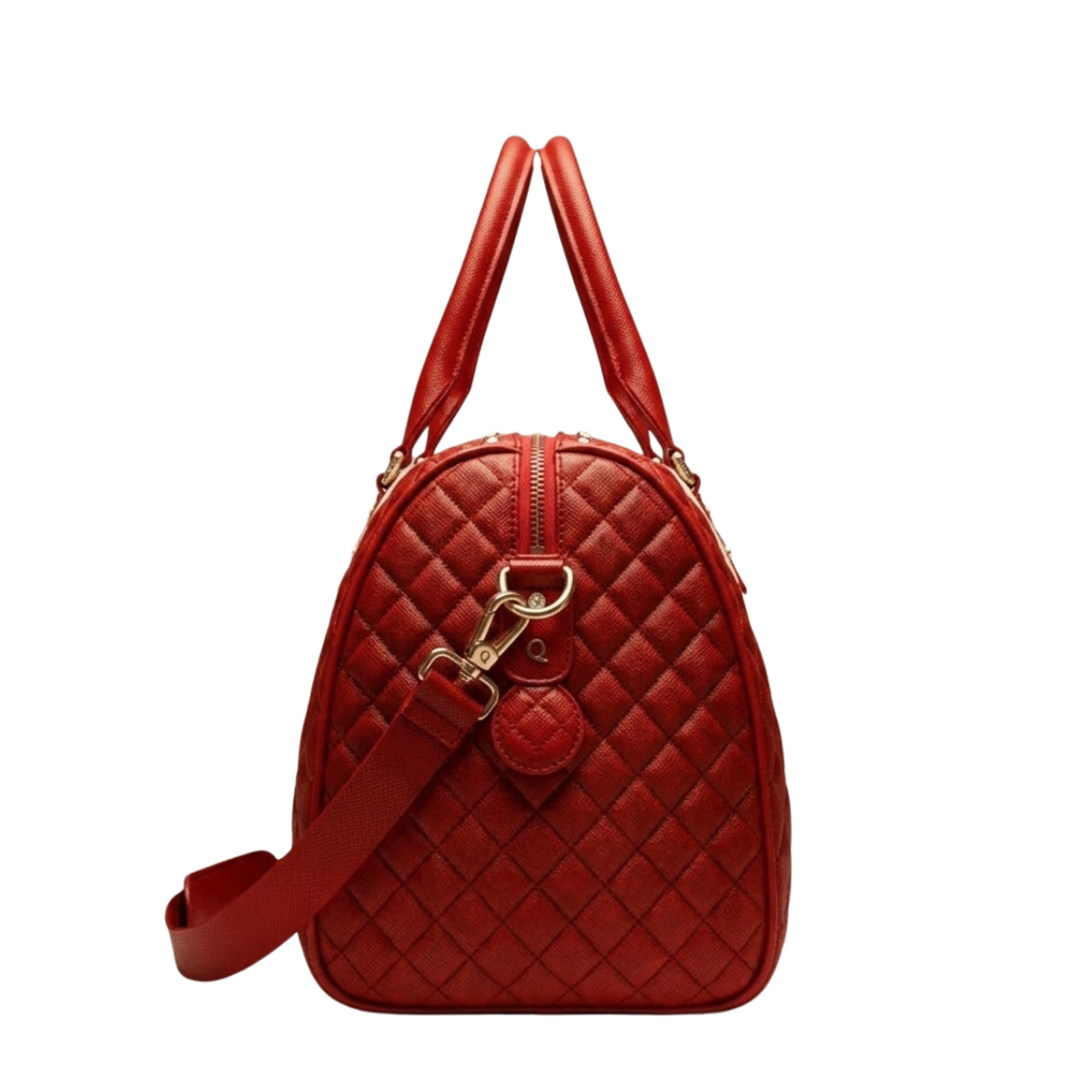 Quilted Two-Tone Duffel 3